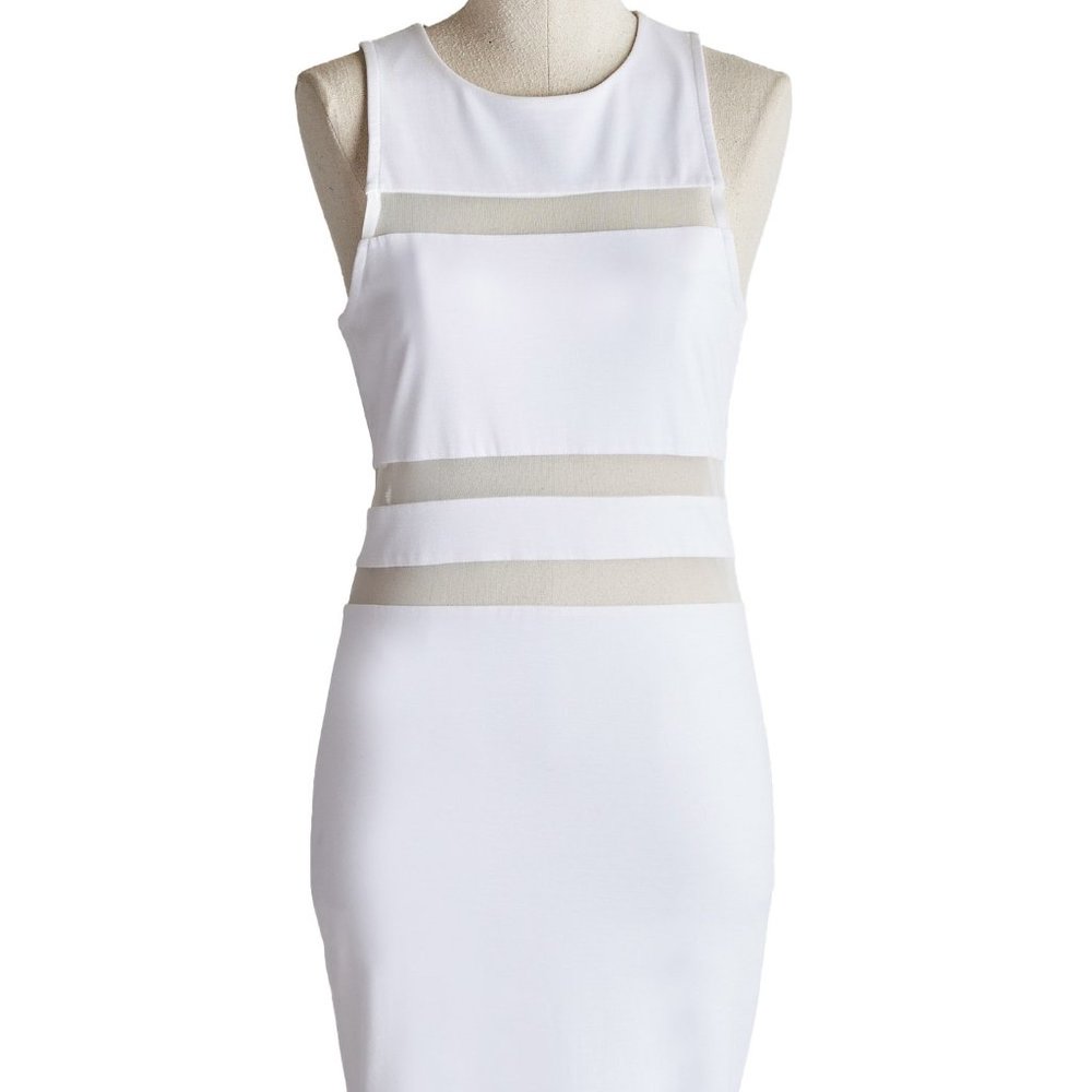 Alexander T Wang White Mesh Dress - M